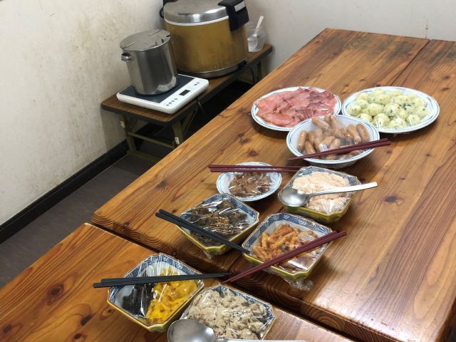 毎日のごはんは嬉しいまかない◇
もちろん無料で３食もらえるのが嬉しい!!