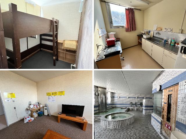 こちらは女性寮です！大浴場も利用可能でなんとサウナもあります！