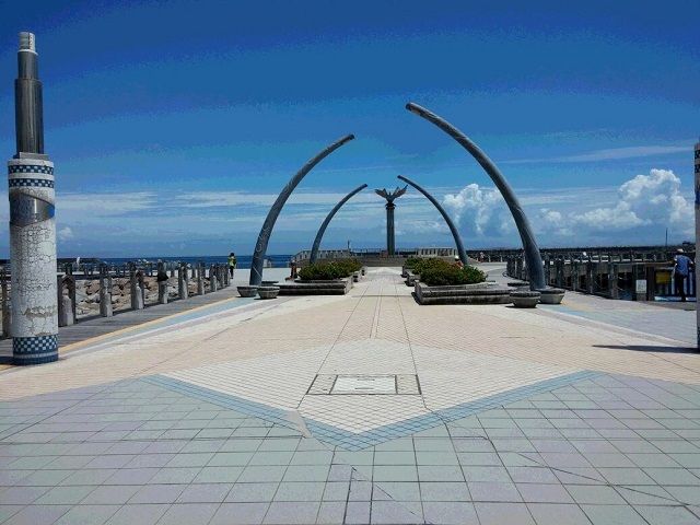 海にも歩いて行けます！