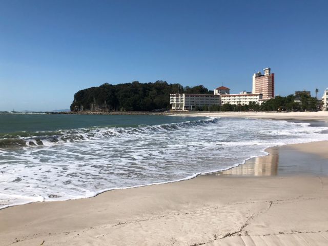 【白良浜海水浴場】浜も水もとても綺麗なビーチです♪