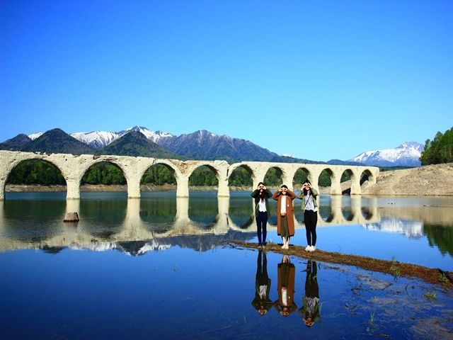 タウシュベツ川橋梁！自然を満喫できます！