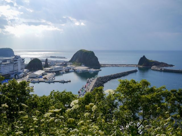 豪快な景色も夏シーズンならでは