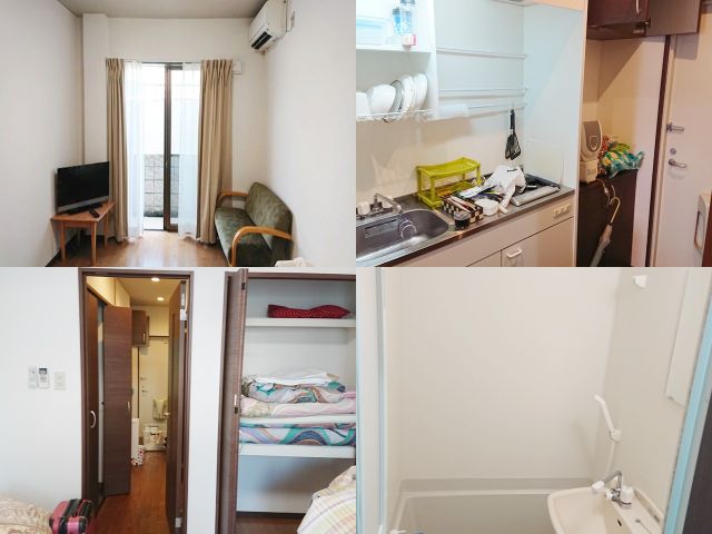 寮室内写真（マンションタイプの寮とアパートタイプの寮。複数あります）