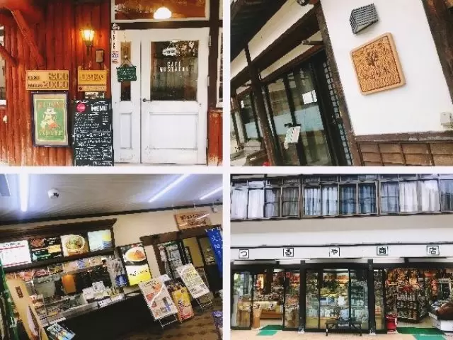 平湯温泉（バスで10分）まで行けばカフェや居酒屋、日帰り入浴施設、売店等アリ！