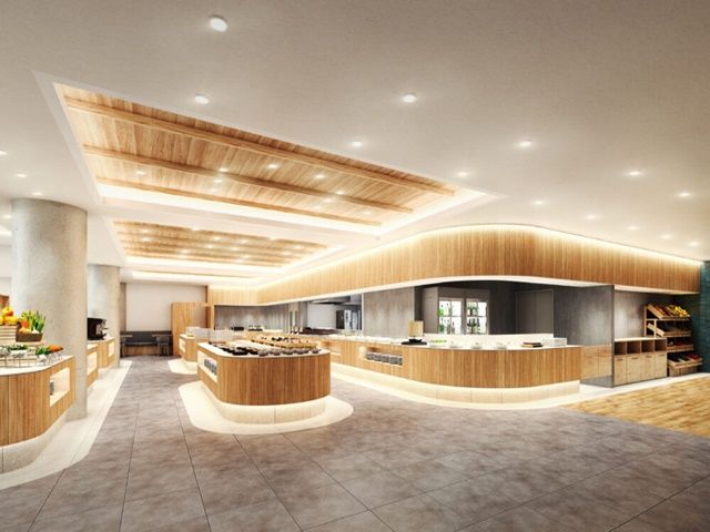 2023年にリニューアルオープンしたレストラン会場です☆