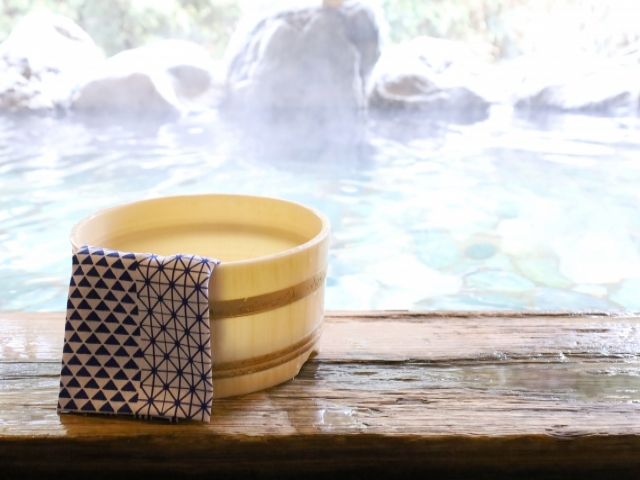 温泉も入れますよ～♪♪