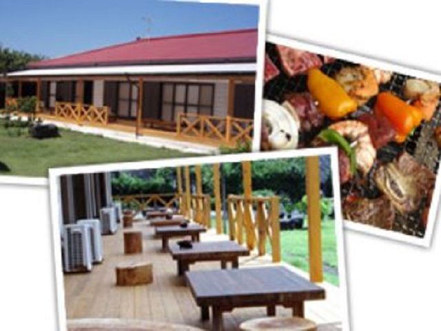 広々としたテラスでBBQをすることも♪お客様と一緒にワイワイ!