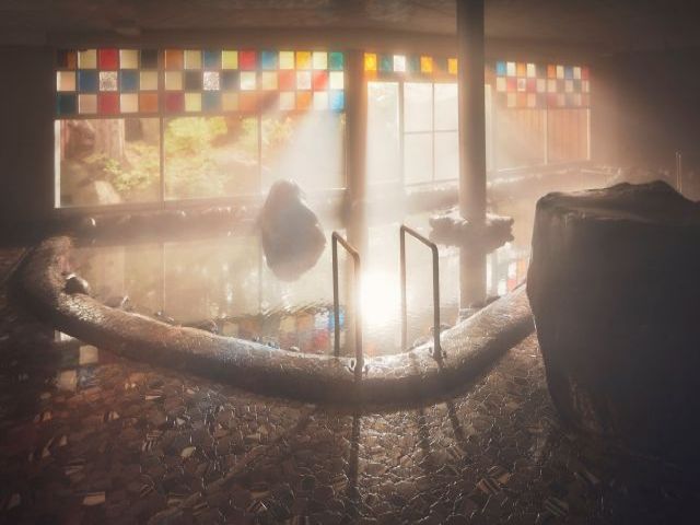 離れにある温泉入浴が可能！！
休日や仕事終わりに入浴しよう♪