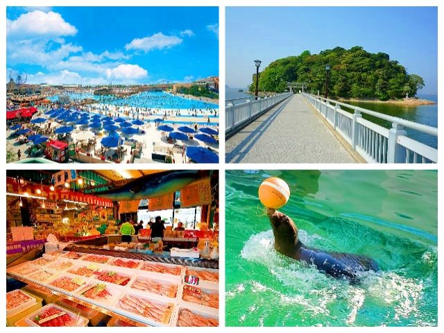 【水族館】【テーマパーク】等々、周辺には観光スポットも盛り沢山♪