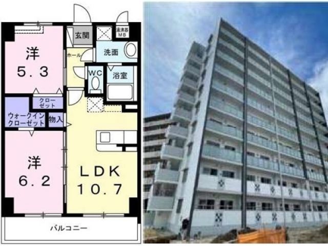 名護市内の新築マンション寮！生活も便利です！！