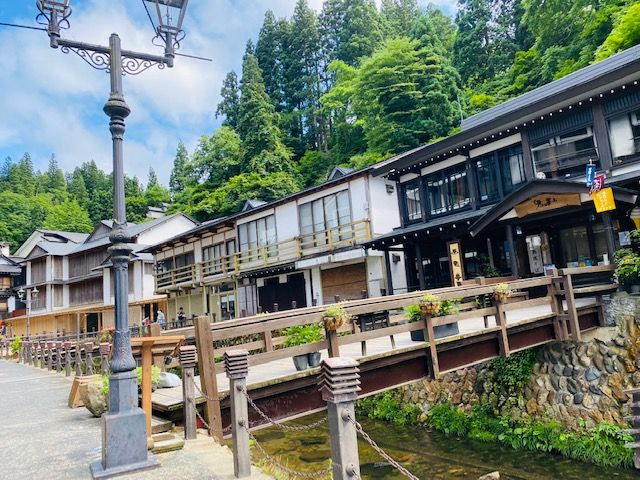 広告等にも登場する銀山温泉★