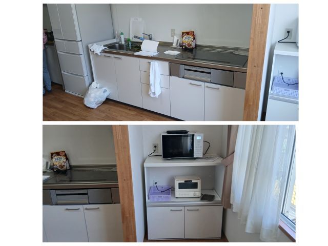 共有部です。
キッチンや電子レンジなどあり☆