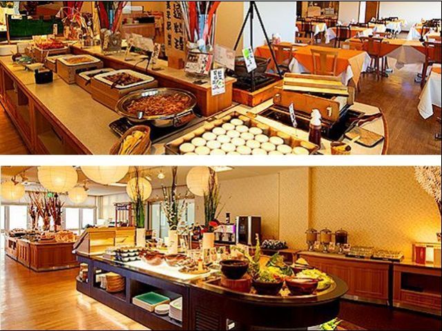 海の幸をたっぷり使ったバイキングスタイルのホテルです☆