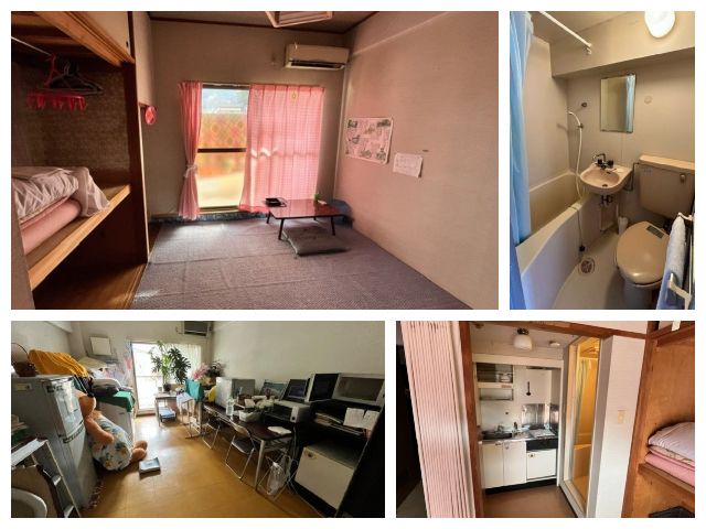 寮は個室で風呂・トイレ付きです。