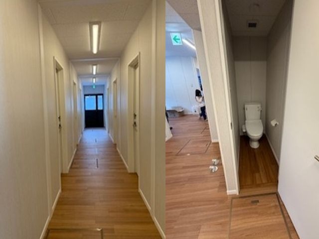 寮はトイレは共同です。
とっても綺麗です。