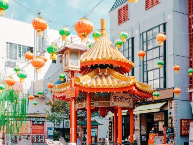 神戸には中華街が。。☆毎年冬に行われるルミナリエも必見♪