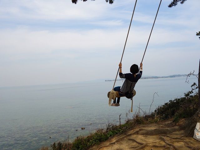 1周6ｷﾛの小さな島でのお仕事です♪