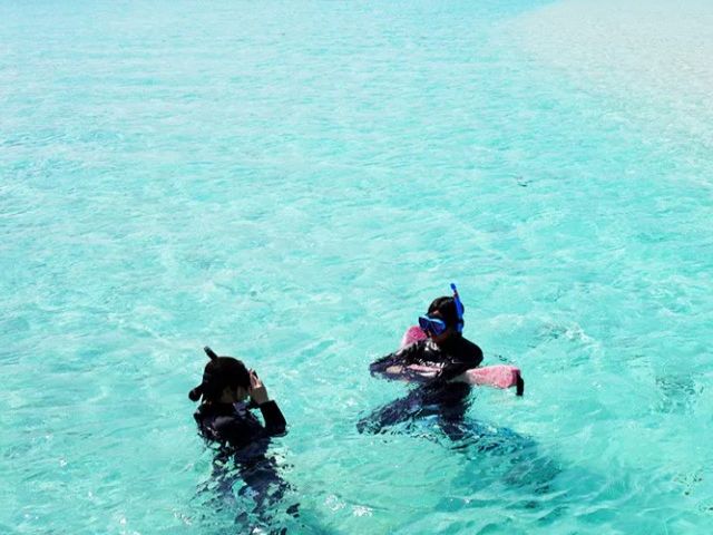 お休みの日は海でリフレッシュ♪