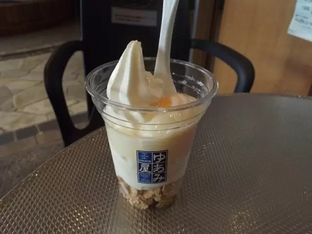 担当おすすめはこの温玉ソフト
クセになる美味しさです