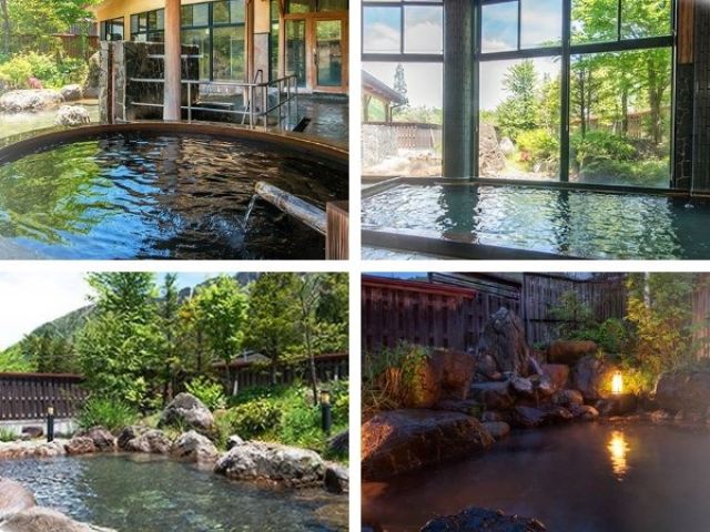 館内温泉も入浴可能♪
奥飛騨温泉は源泉の数も30種以上あり色んな泉質を楽しめます☆