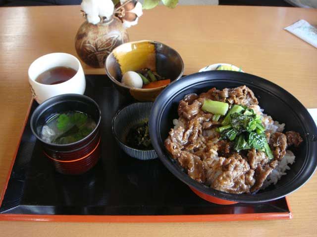 【ご当地グルメ】熊野牛の焼肉丼。他にも梅干し、みかん、醤油など和歌山県の名産品はたくさん！