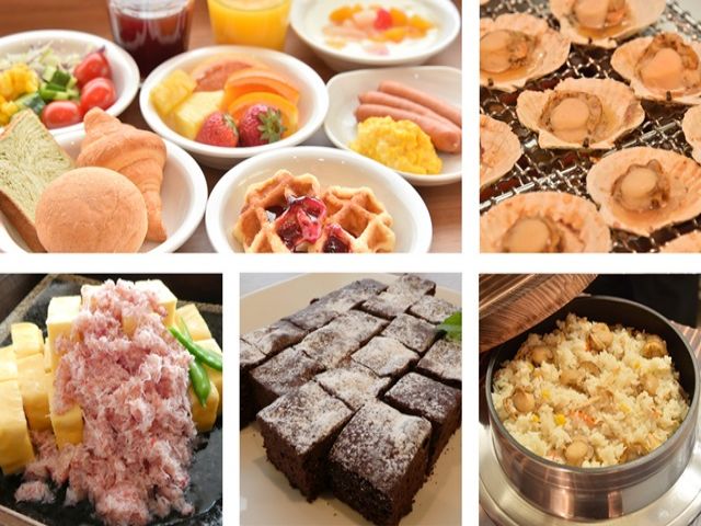 朝食バイキング会場のお仕事です！
午後からはプライベートも楽しめます！