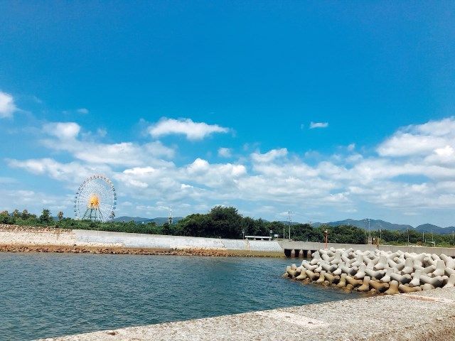 徒歩圏内にビーチがあります♪