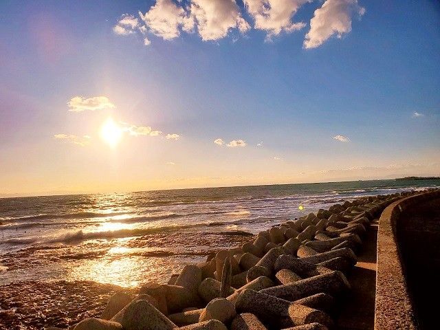 海が近いのでサンセットが拝めます！
癒されること間違いなし！