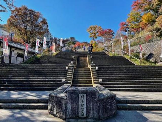 伊香保の中心地！石段街からの眺めは絶景です