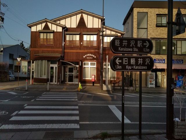 ちょっとした町並みも絵になる高原リゾートです。