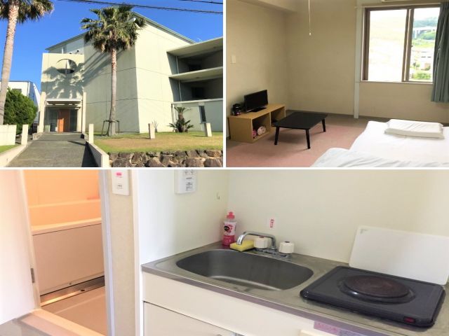 おすすめの寮です♪寮目の前は海が広がってます！