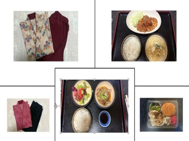 制服と賄い
賄いは昼はお弁当・夜は現地の方が作ってくれます！