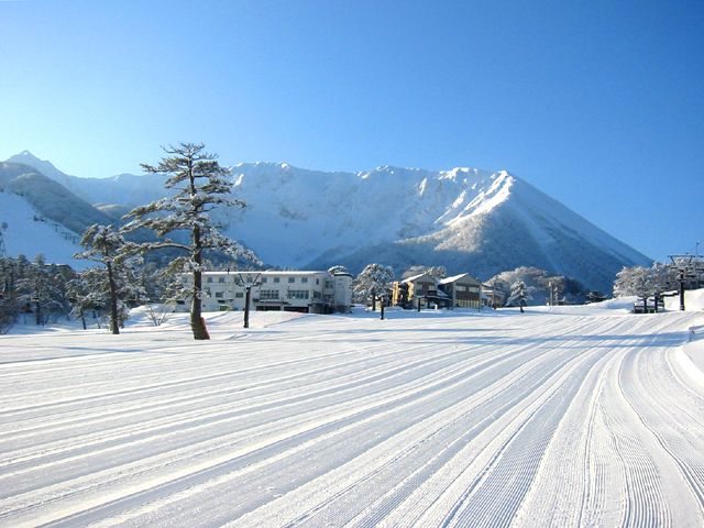 海の見えるゲレンデ！
快晴の日だけを選んで滑ベれる贅沢を経験しよう。