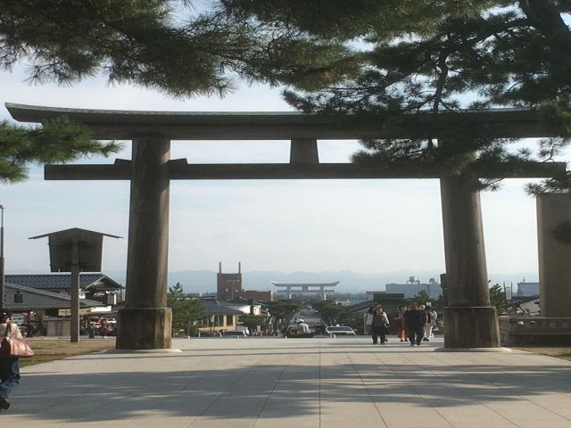 出雲大社に近いの職場です。
