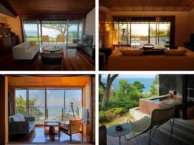 客室は全室オーシャンビュー！
インテリアにも細かなこだわりが伺えるお洒落な御宿です♪