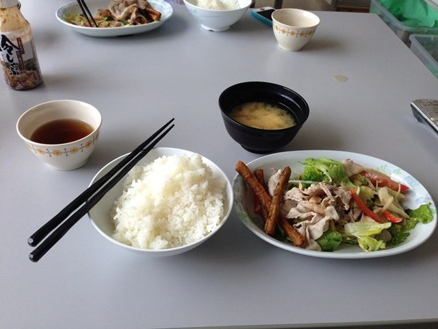 ご飯もおいしいよ♪