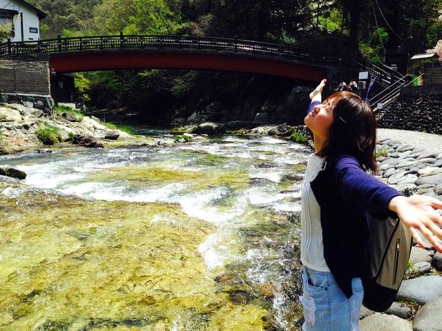 川のせせらぎが超気持ち良いんです♪