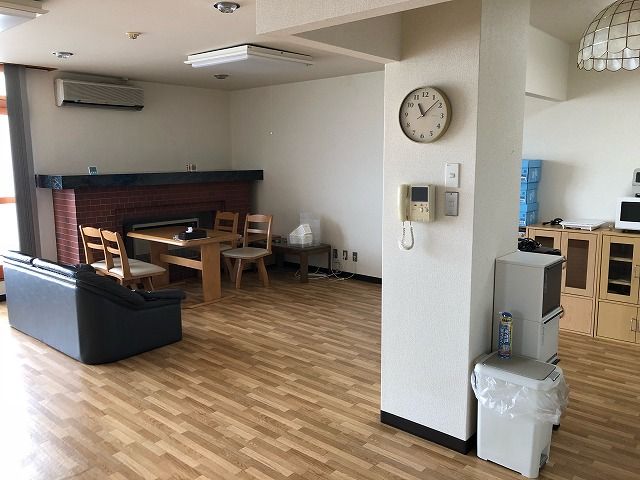 寮の共有スペースです。