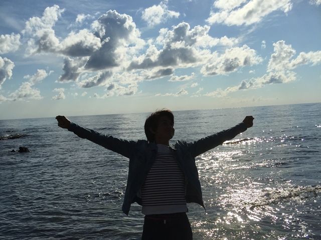 ホテルの目の前にキレイな海が広がります☆