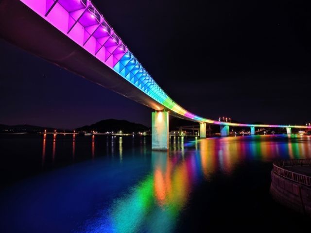 夜の天草はおしゃれでロマンティックです！