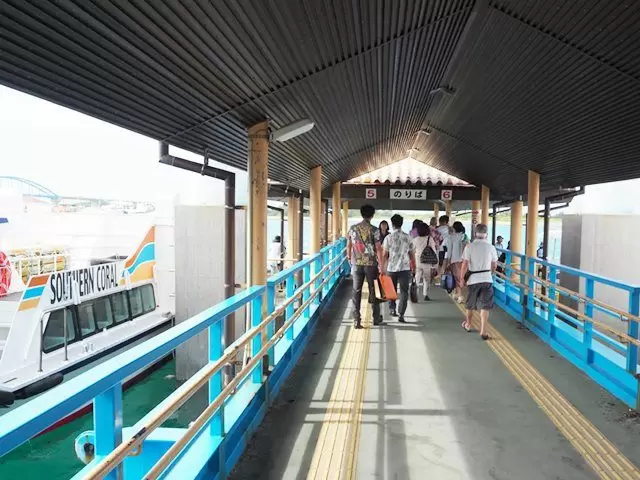 離島ターミナル（フェリー乗り場）からは、
大小様々な島へ日帰りでも遊びにいけます！