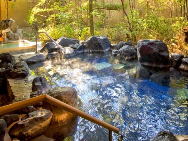 露天風呂・大浴場利用で日々の疲れも取れますね♪