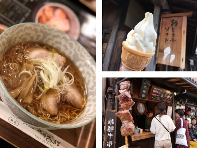 美味しい食べ物もたくさんあります!!近くのモネの池名物笹舟巻もおすすめの御菓子です♪