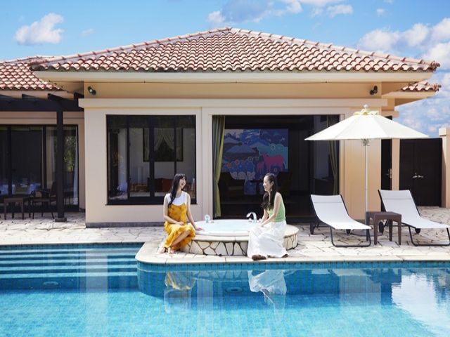 ☆ホテルの客室☆プール付きのお部屋がある豪華な造りです♪