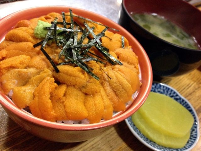 ウニのシーズン到来！グルメも満喫してください！