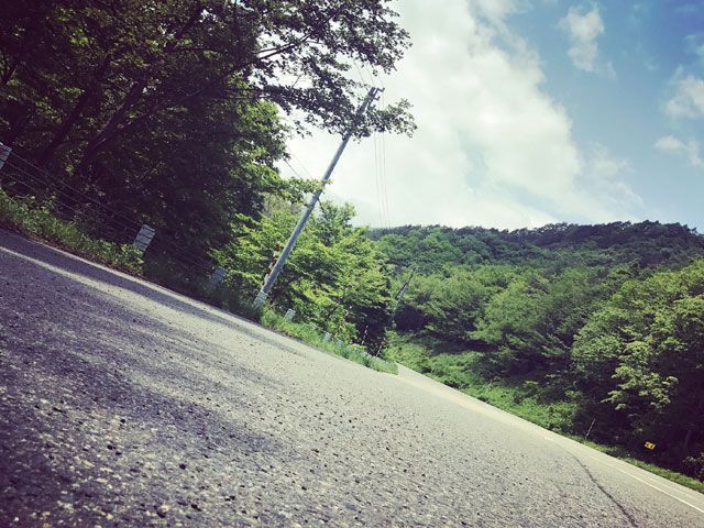 山の上にあるお宿さんなので空気もすごくおいしいです☆