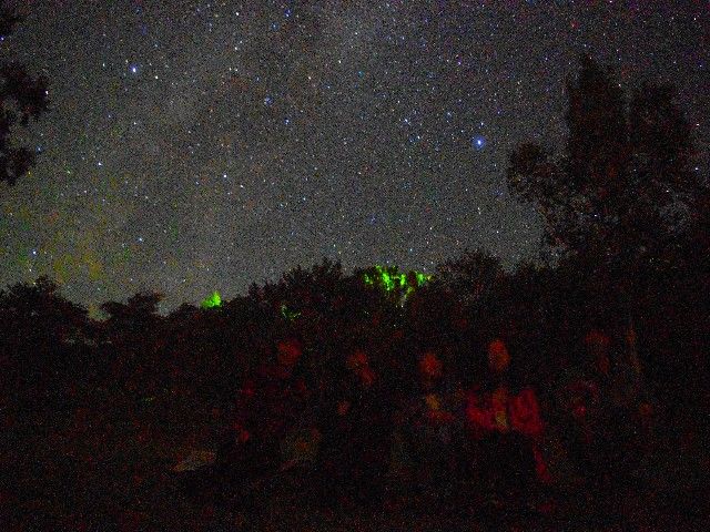 夜の星空は綺麗ですよ♪