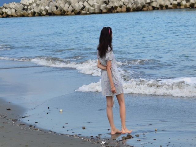 【スタッフさん】休日はビーチで遊べます♪