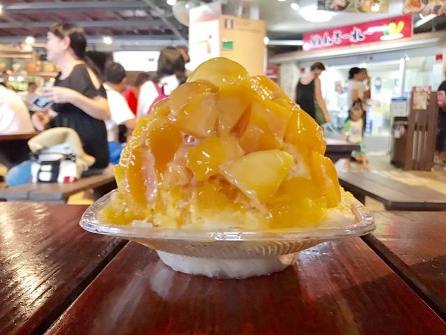 恩納村の道の駅「おんなのえき」で食べられる絶品マンゴーカキ氷！