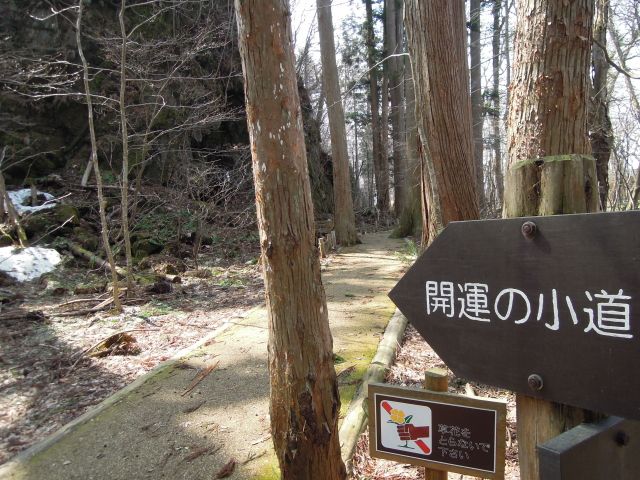 幸せになれる小道発見！
十和田湖畔には遊歩道が設置されているのでブラブラには最適♪